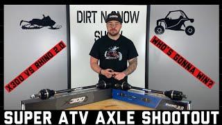 X300 vs Rhino 2.0 - Super ATV Axle Shootout