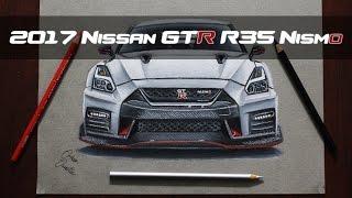 2017 Nissan GTR R35 Nismo Çizim | Realistic Car Drawing