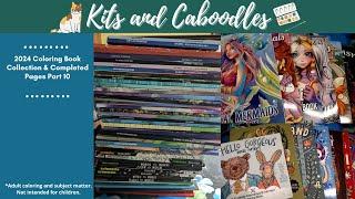 2024 Coloring Book Collection & Completed Pages Part 10