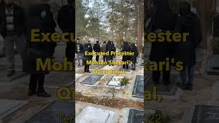Executed Protester Mohsen Shekari's Quiet Burial, Tehran, Dec 9, 2022