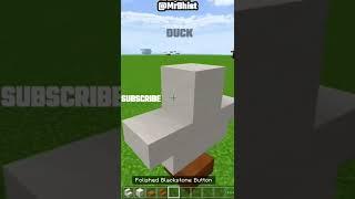 Duck Minecraft TikTok Hacks #SHORTS