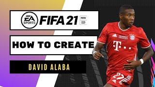 How to Create David Alaba - FIFA 21 Lookalike for Pro Clubs