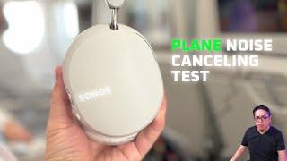 Sonos Ace Plane Noise Canceling Test! ️ (vs Sony WH-1000XM5)