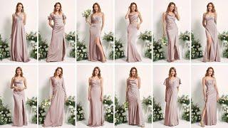 Free Shipping, Free Style Dusty Rose Bridesmaid Dresses by Carlyna