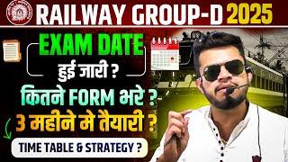 railway group-d total form 2025 | rrb group d exam date 2025 | rrb group d taiyari kaise | strategy