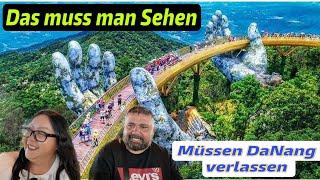 Vietnam Bana Hills,Die Goldene Brücke. Alles nur Fake!!