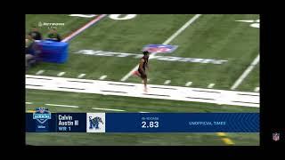 Calvin Austin III 40-yard dash!