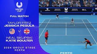 Fritz/Pegula v Skupski/Boulter Full Match | United Cup 2024 Group C