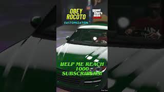 GTA 5 Online - Obey Rocoto #gta #gta5 #gta5online  #gta5customization #grandtheftauto #obeyrocoto