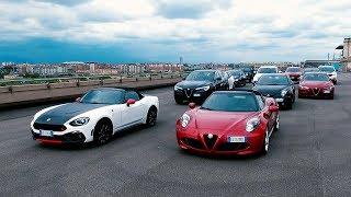 The Fiat Chrysler Automobiles range of automatic cars - Fiat, Abarth, Alfa Romeo & Jeep