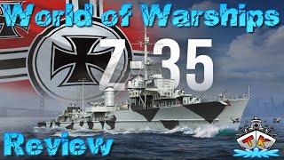 Lohnt sich die "Z35"? Review T8/GER/DD in World of Warships auf Deutsch