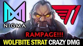 NIGMA vs T1 — RAMPAGE! Heavy Damage Wolfbite Strat