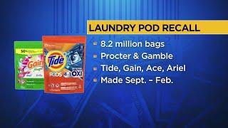 Millions of Tide, Gain laundry pod bags recalled