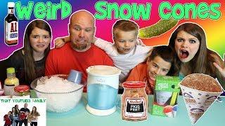 Mixed up Snow Cone Challenge / That YouTub3 Family