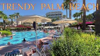 SIDE KUMKOY BEACH WALK . TRENDY PALM BEACH Hotel TURKIYE  #side #kumkoy #turkey #antalya