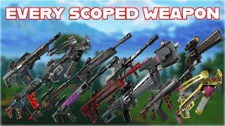 Ranking EVERY *non-sniper* SCOPED WEAPON In FORTNITE HISTORY From WORST To BEST