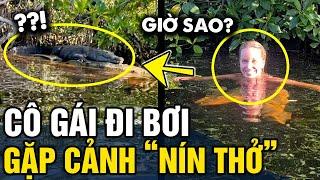 Đang 'ĐI BƠI', cô gái gặp 'CẢNH TƯỢNG' không biết nên lên bờ hay tiếp tục ở dưới nước | Tin 3 Phút