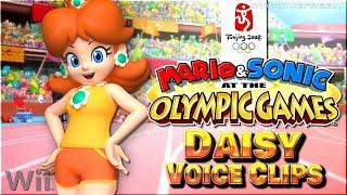 All Princess Daisy Voice Clips • Mario & Sonic at the Olympic Games • Beijing 2008 (Deanna Mustard)