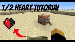 How To Change A Player's Health With Command Blocks