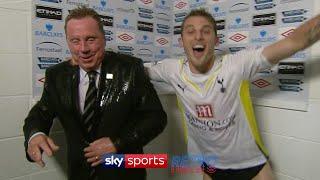 Harry Redknapp gets soaked after Spurs qualify for Champions League