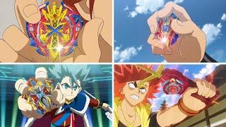 All Of Xcalius First Appearance In Beyblade Burst - Season 1 - Season 7