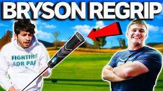 I Put Bryson DeChambeau GRIPS On My Golf Clubs!!