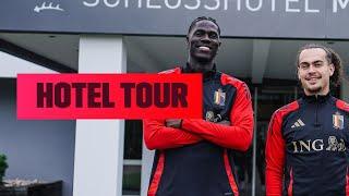 The 'Hotel Tour' with Amadou Onana and Arthur Theate at #EURO2024 | #REDDEVILS