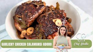 My Favorite Garlicky Chicken Adobo Recipe | Chef Sheilla