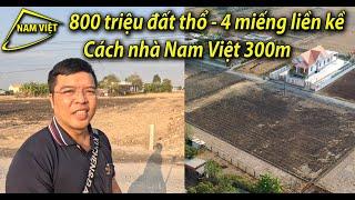 Nam Việt bán đất: 800 triệu đất thổ cư 5x45m - chính chủ anh 3 Bảo - 4 miếng liền kề