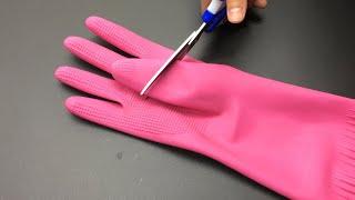 Don't Throw Punctured Rubber Gloves Away, Can Do "A Million Things" And Save Money