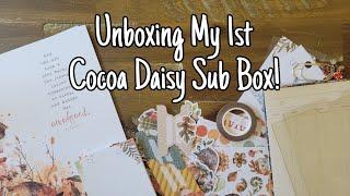 Unboxing My FIRST Cocoa Daisy Subscription Box | Autumn Thicket with Classic Vertical Inserts