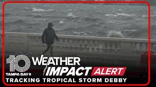 Bayshore Boulevard sees flooding from Tropical Storm Debby