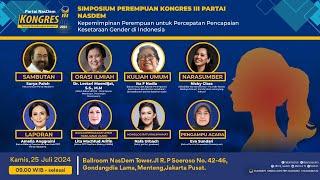 Simposium Perempuan Kongres III Partai NasDem