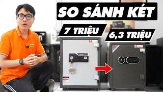 Nên mua két sắt vân tay điện tử nào? Loại nào tốt nhất? Công Ty Két Sắt Việt Tiệp