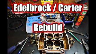 Rebuilding an Edelbrock or Carter AFB Carburetor | 4-Barrel Carb Rebuild | Upgraded Parts Links