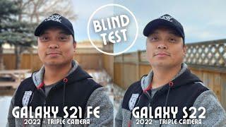 Samsung Galaxy S21 FE vs Galaxy S22 Blind Camera Test!