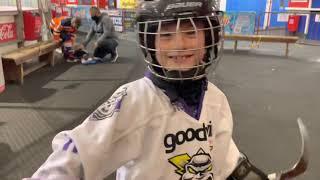 Maxes First ever Ice Hockey Lesson! Blackburn Ice Rink 14.04.21