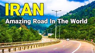 IRAN - Driving In Amazing Road In Northern Iran 2022 Chalus Road ایران