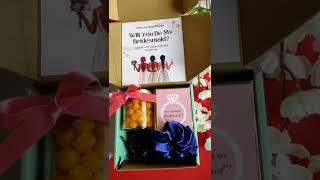 Bridal party gifts | Bridesmaid gift ideas | To book an order DM us WhatsApp @ 8920342420