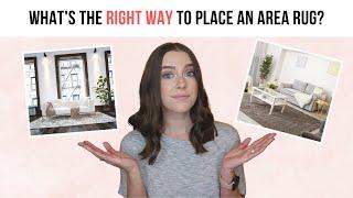 How to Place an Area Rug
