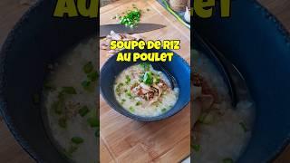 Soupe de riz blanc au poulet 