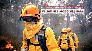 Wildland Fire Helmet, Goggle and Mask vft - Vallfirest