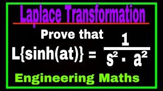 Laplace Transformation of Trigonometric Function | L{sinh(at)} | Engineering Maths