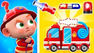 Fire Truck, Police Car, Ambulance  |  Save Little Baby  |  NEWNursery Rhymes For Kids