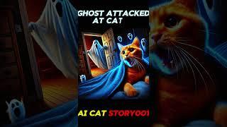 Ghost attacked At Cat   #cat #viral #catmemes