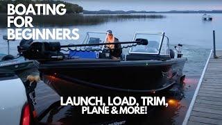 Boating Basics: COMPLETE Guide to Launching, Loading, Driving & More!