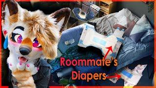 FURRY Roommate DISASTER: My Dog DESTROYED Their DIAPERS!