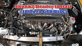 Integra GSR Skunk2 Alpha Header INSTALL