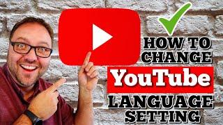 How to Change YouTube Language - YouTube Settings