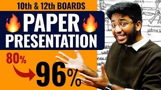 Paper Presentation In Board Exams to Score 95% | How Toppers Write Answers? | Shobhit Nirwan